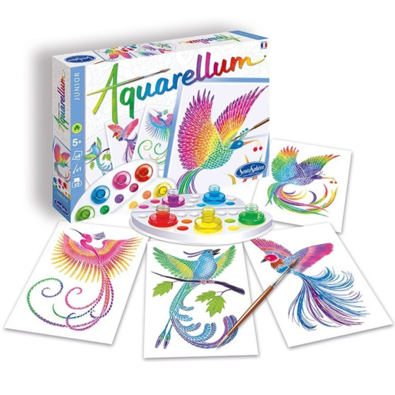 Aquarellum junior : oiseaux du paradis