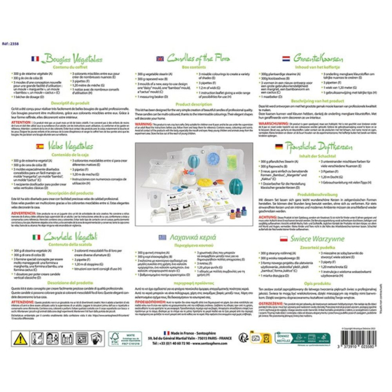 Coffret Bougies végétales