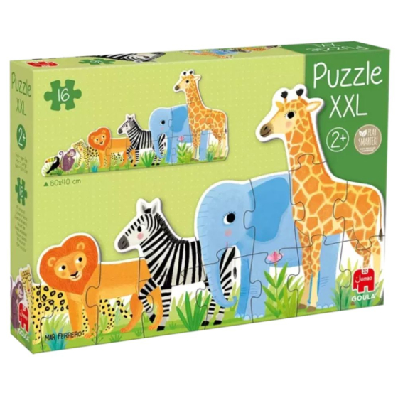 Puzzle XXL Jungle : du plus petit au plus grand