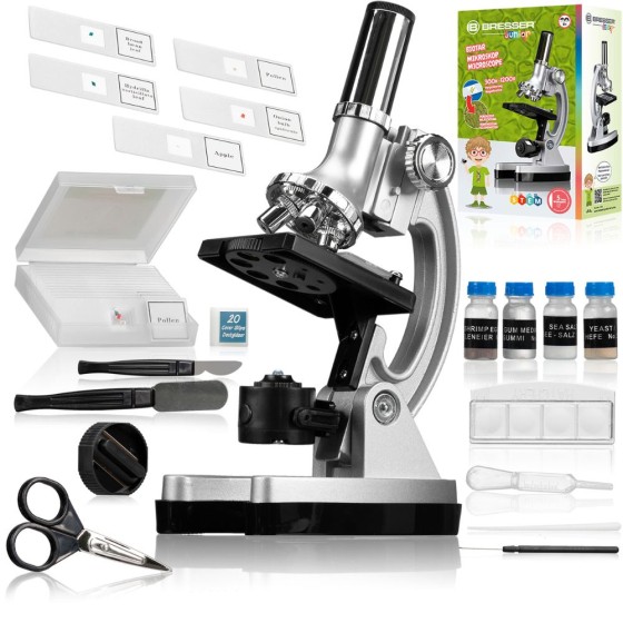 Ensemble microscope Bresser Junior Biotar 300x-1200x