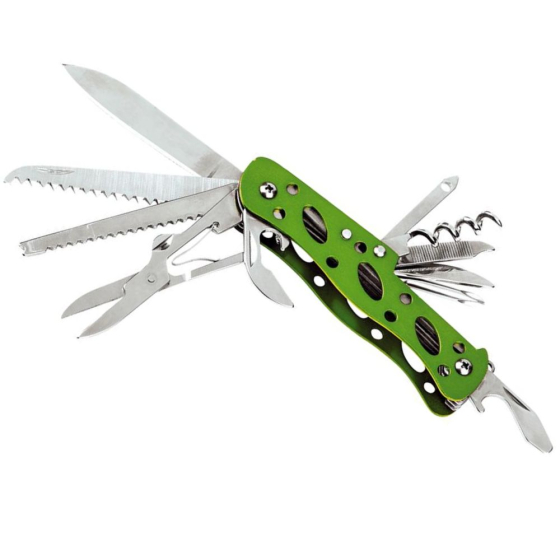 Couteau de poche multifontions 11 en 1