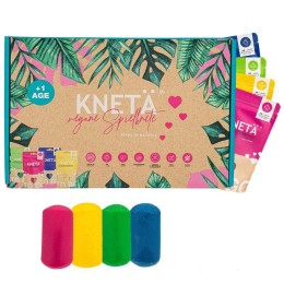 Pâte à modeler végétalienne 4 couleurs
