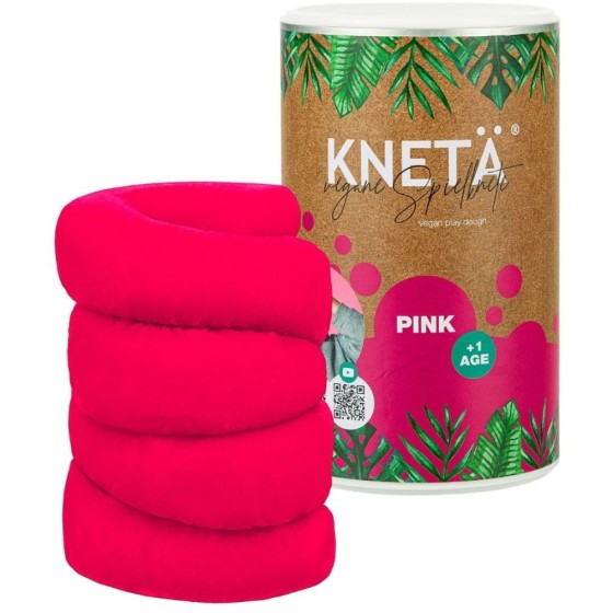 Pâte à modeler végétalienne : pot XXL Rose