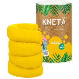 Pâte à modeler végétalienne : pot XXL bleu jaune