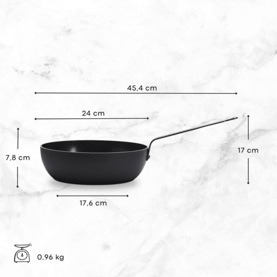 Sauteuse bombée céramique Ceranoa – 24 cm