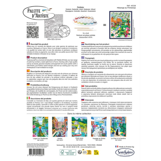 Palette d'artiste : Mésange