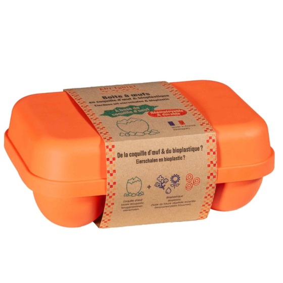 Boîte 6 oeufs coquille Abricot