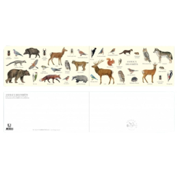 Animaux des forêts - Carte double