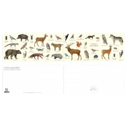 Animaux des forêts - Carte double