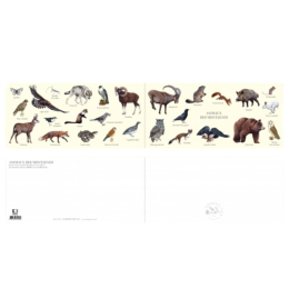 Animaux des montagnes - Carte double
