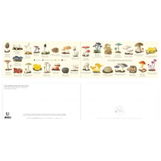 Champignons de France - Carte double