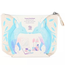 Trousse Scintillante Bleue – Palette 3 fardsetgloss pailleté