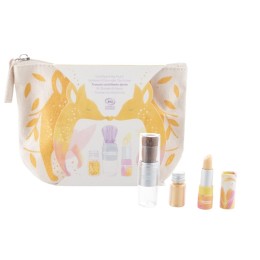 Trousse Scintillante Or – Pinceau oretbaume Vanille