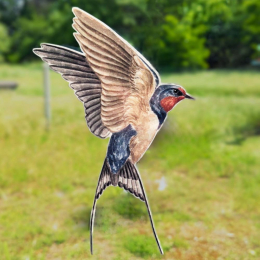 Silhouette anti-collision : Hirondelle rustique