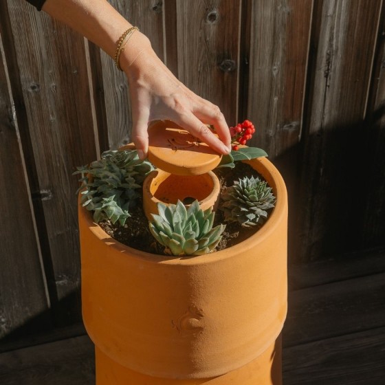 Pot de fleurs Composteur - 15 litres