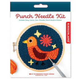 Punch needle Oiseau