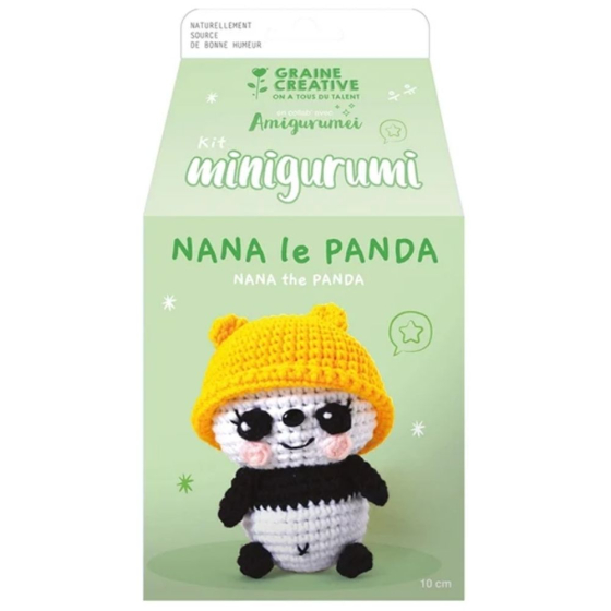Kit Minigurumi - Panda