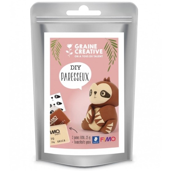 Kit DIY Fimo - Paresseux