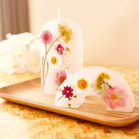 Coffret DIY - 2 Bougies Prairie Fleurie