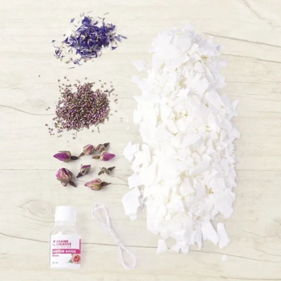 Kit DIY - Bougies Fleuries