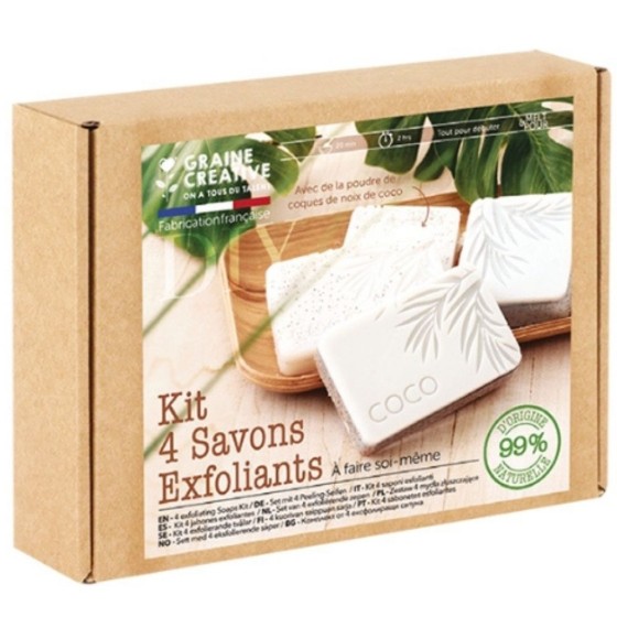 Kit Savons Exfoliants - Noix de Coco