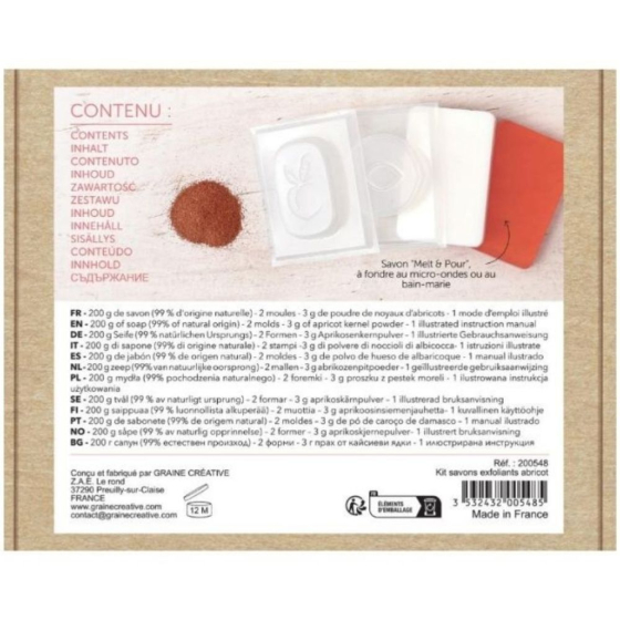 Kit Savons Exfoliants - Abricot