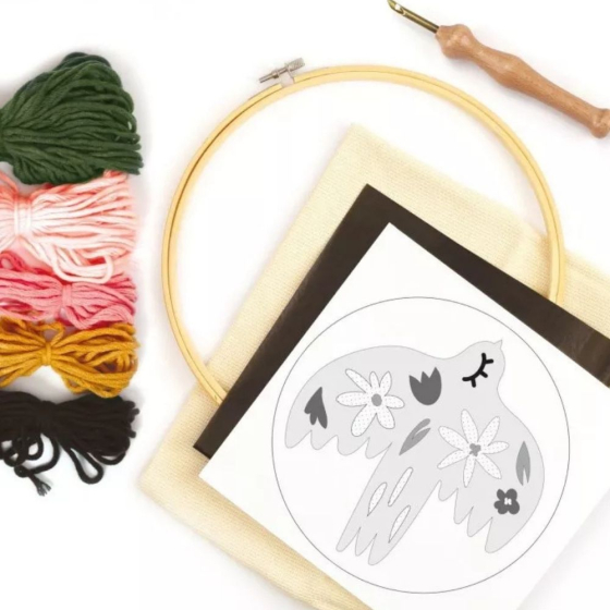 Kit Punch Needle - Oiseau