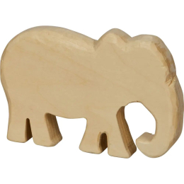 Kit Gravure animaux en bois - 13 x 6 cm
