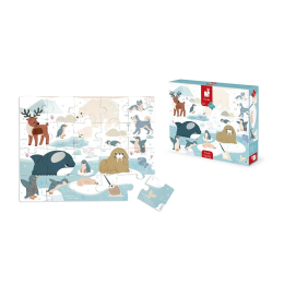 Puzzle tactile Pôles polaires