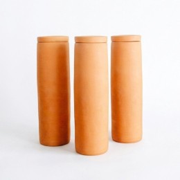 Lot de 3 Olla en terre cuite - 15 cm 1.2 litres