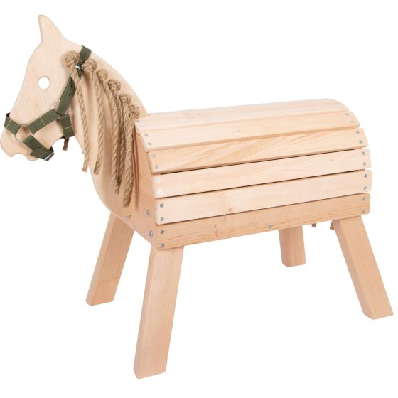 Cheval en bois, version compact