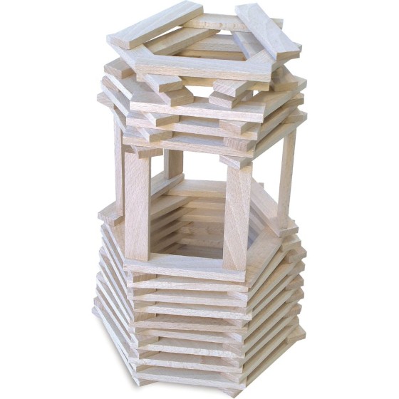 Batibloc : 200 planchettes en bois massif