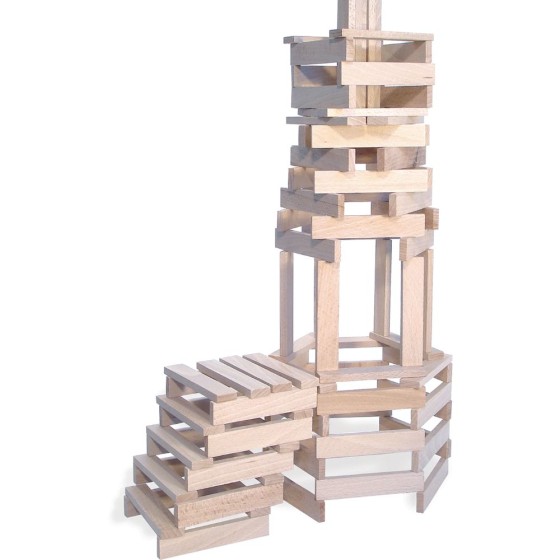 Batibloc : 200 planchettes en bois massif