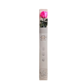 Coffret rose premium rose fuschia
