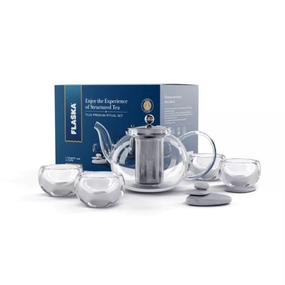 Set Théière Tilia + 4 tasses Flaska