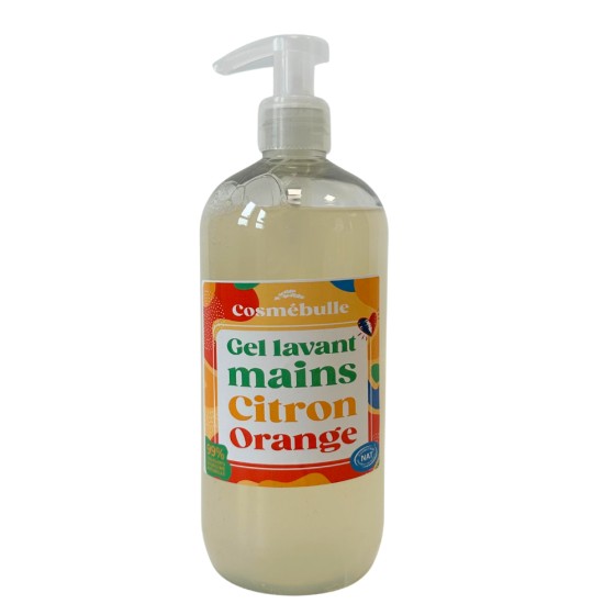 Gel lavant mains citron orange - 480 ml