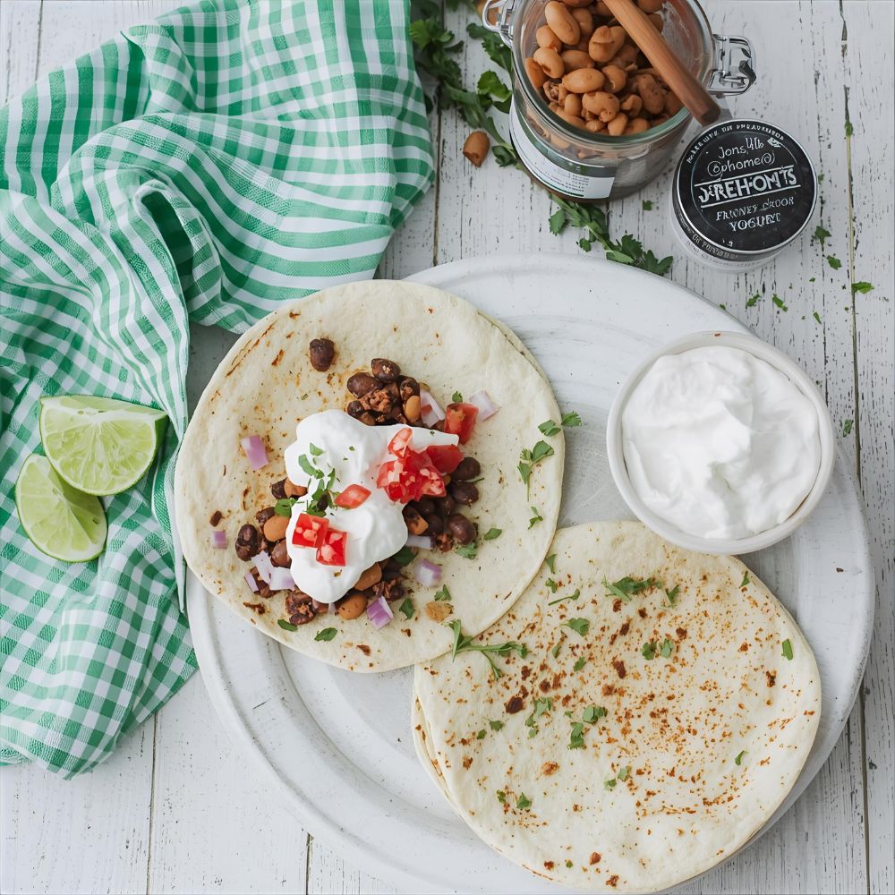 Wraps aux haricots rouges